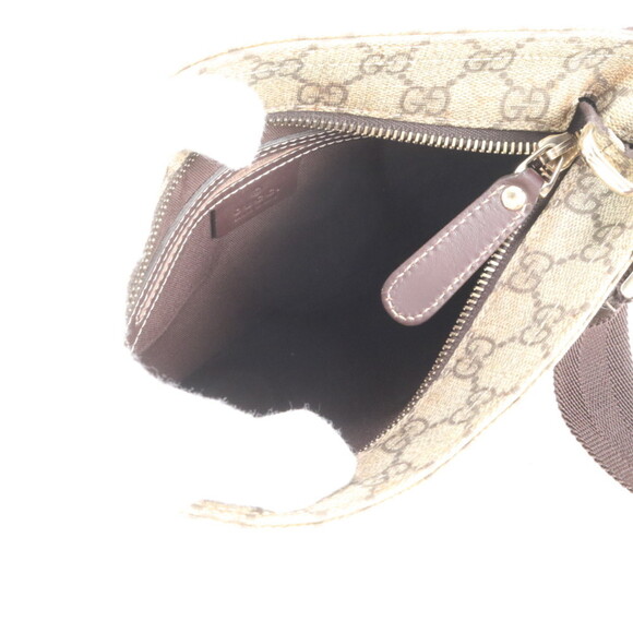 Gucci GG Supreme 201538 Leather Shoulder Bag/Messenger Bag Brown Men's - Picture 7 of 9